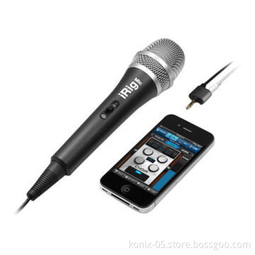Hot Selling IRIG MIC, Handheld Condenser Microphone for iPhone, iTouch and iPad